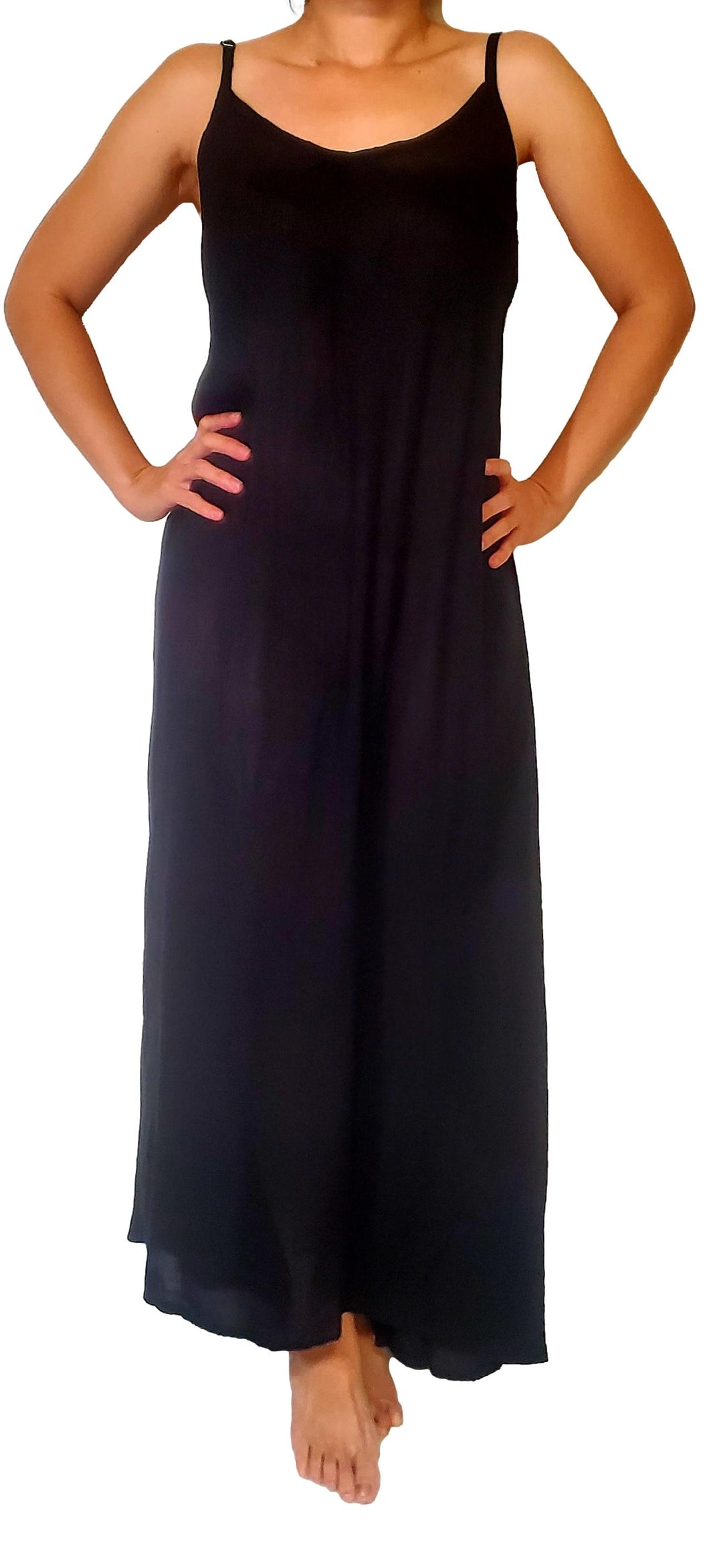Bali Dress - Long - Solid Black
