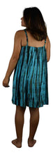 Bali Dress Short - Tie Dye - Blue