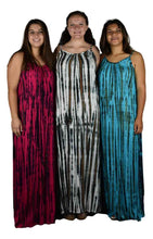 Bali Dress Long - Tie Dye - Taupe