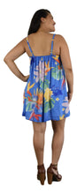 Secret Beach - Bali Dress - Short - Tropical Print - Light Blue
