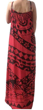 Aloha Royale - Bali Dress - Long - Holoholo - Red and Black