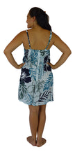 Holoholo - Bali Dress - Paradise Hibiscus - Blue - Short