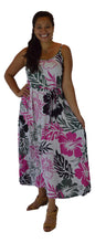 Holoholo - Bali Dress - Paradise Hibiscus - Pink - Long