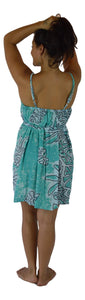 Holoholo - Bali Dress - Short - Tahitian - Turquoise