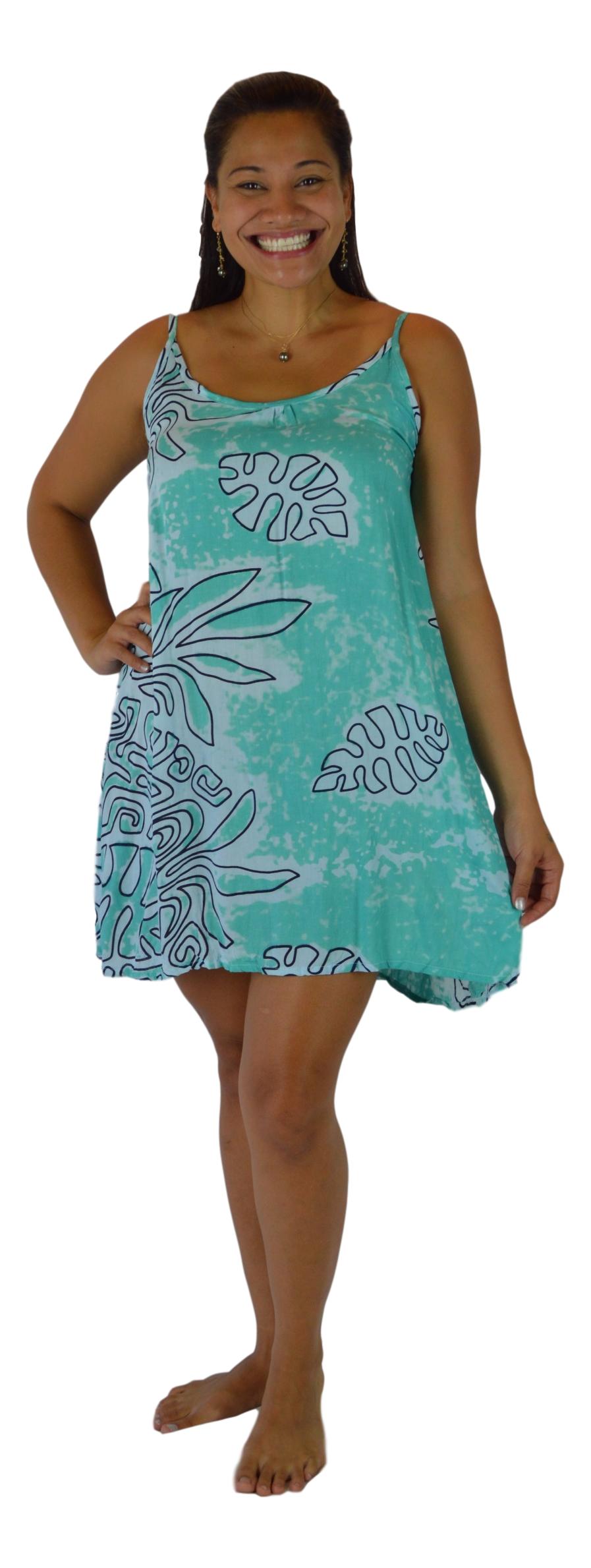Holoholo - Bali Dress - Short - Tahitian - Turquoise