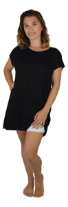 Kailua Jersey Top- Solid - Black