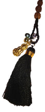 Jewelry - Mala Necklace with Buddha, Bells, and Tassel - Black