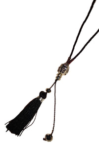 Jewelry - Mala Necklace with Buddha and small beads - Black