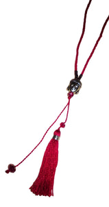 Jewelry - Mala Necklace with Buddha and small beads - Red