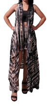 Magic Sarong - Rounded Corners - Tie Dye Taupe
