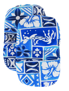 Maui Micro Mitts - Maui Micro Mitt -  Hawaiian Print - Blue