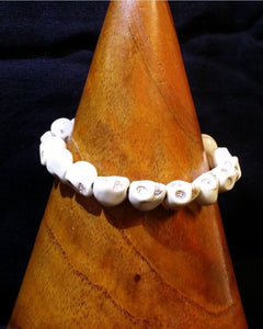 Jewelry - Skull Bracelet - White