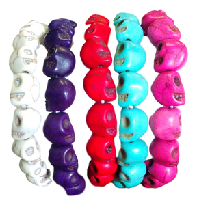 Jewelry - Skull Bracelet - Purple