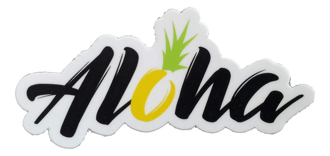 Sticker - Aloha Pineapple - 3 inch