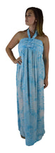 Secret Beach - Wailea Long Dress - Chrysanthemum - Blue