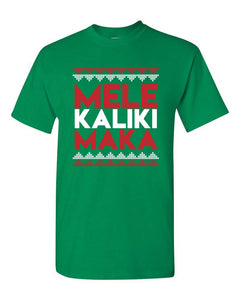 Mele Kalikimaka Green Mens T-Shirt