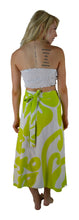 Island Style - Hibiscus Wrap Skirt - Green